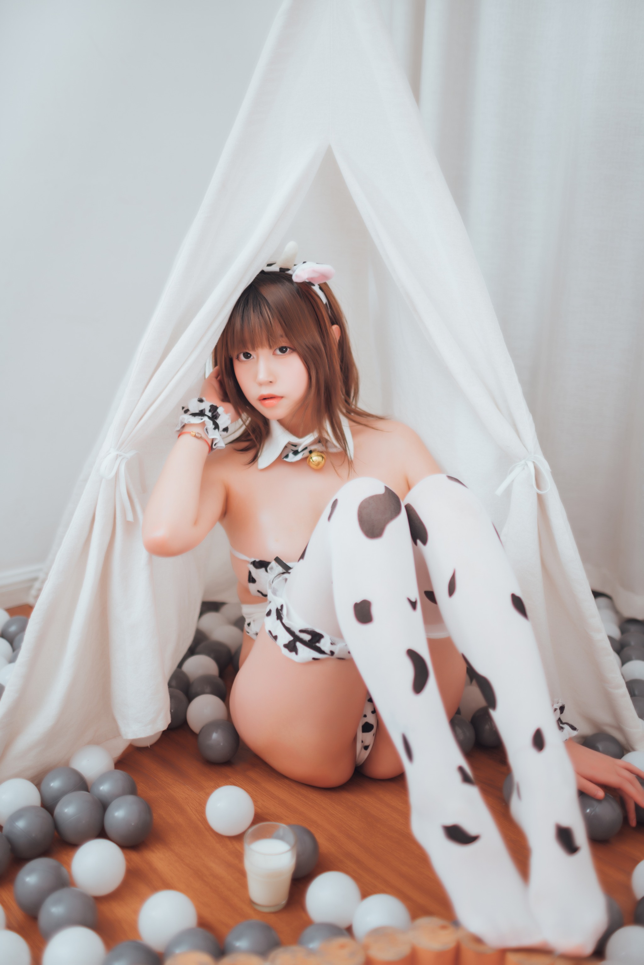 图片[1]-奈汐酱nice – NO.033 牛年大吉奶牛[50P]-XikXak